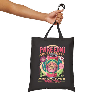 Phreeoni Energy Drink Cotton Canvas Tote Bag