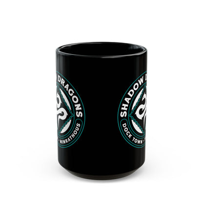 Minrathous Shadow Dragons Emblem Black Mug