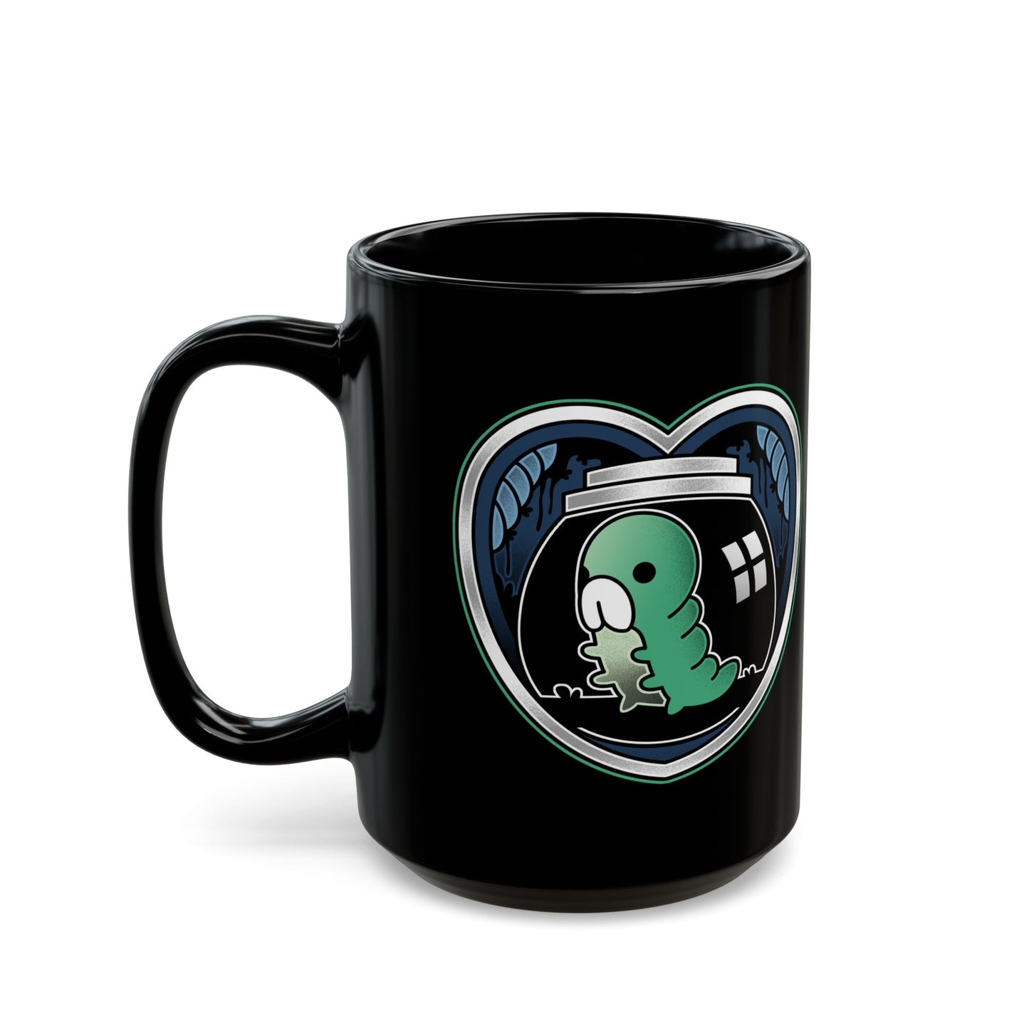 Grub Love Emblem Black Mug