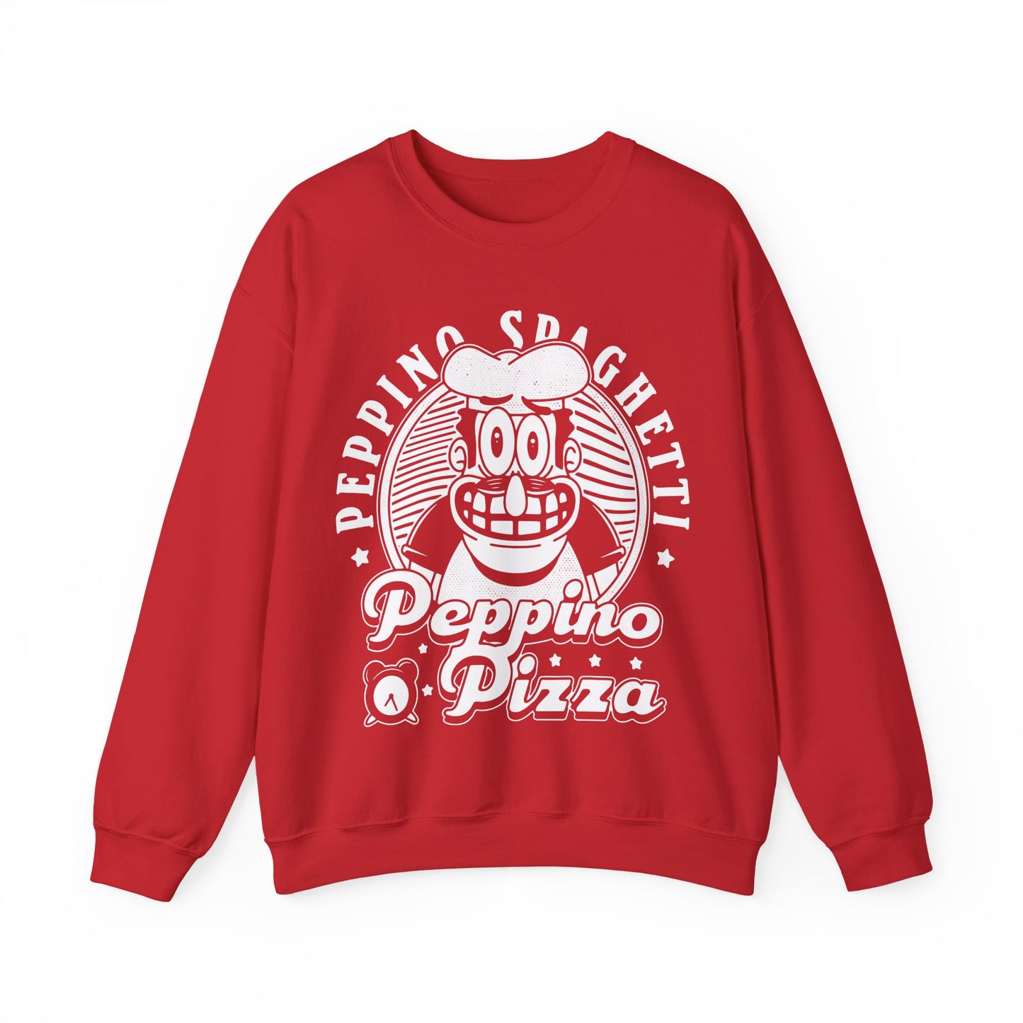 Peppino Pizza Crest Unisex Crewneck Sweatshirt