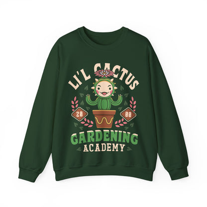 Lil Cactus Gardening Academy Crewneck Sweatshirt