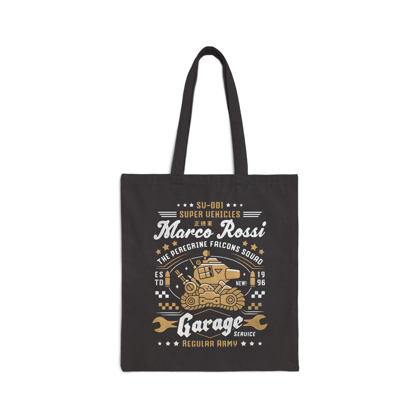 Peregrine Falcons Squad Garage Cotton Canvas Tote Bag
