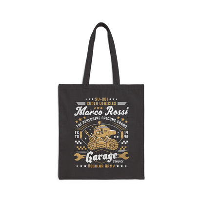 Peregrine Falcons Squad Garage Cotton Canvas Tote Bag