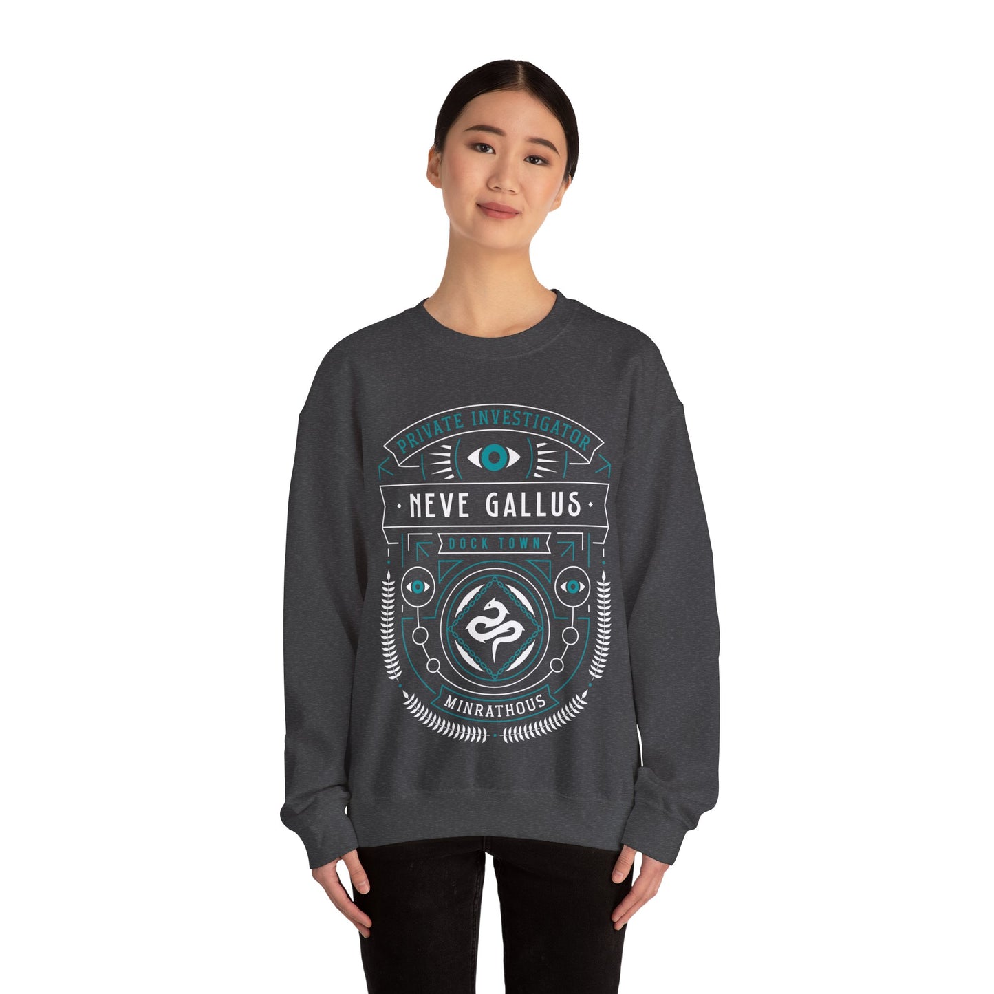 Minrathous Private Investigator Crest Unisex Crewneck Sweatshirt