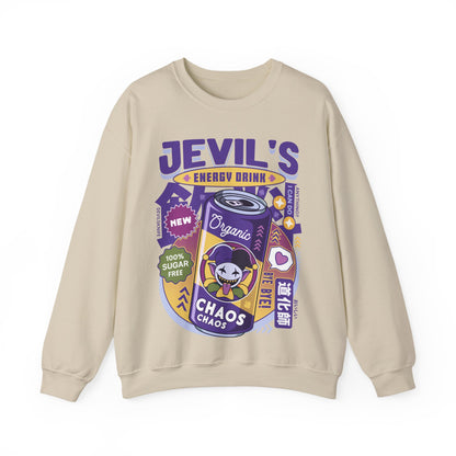 Jevil Energy Drink Unisex Crewneck Sweatshirt