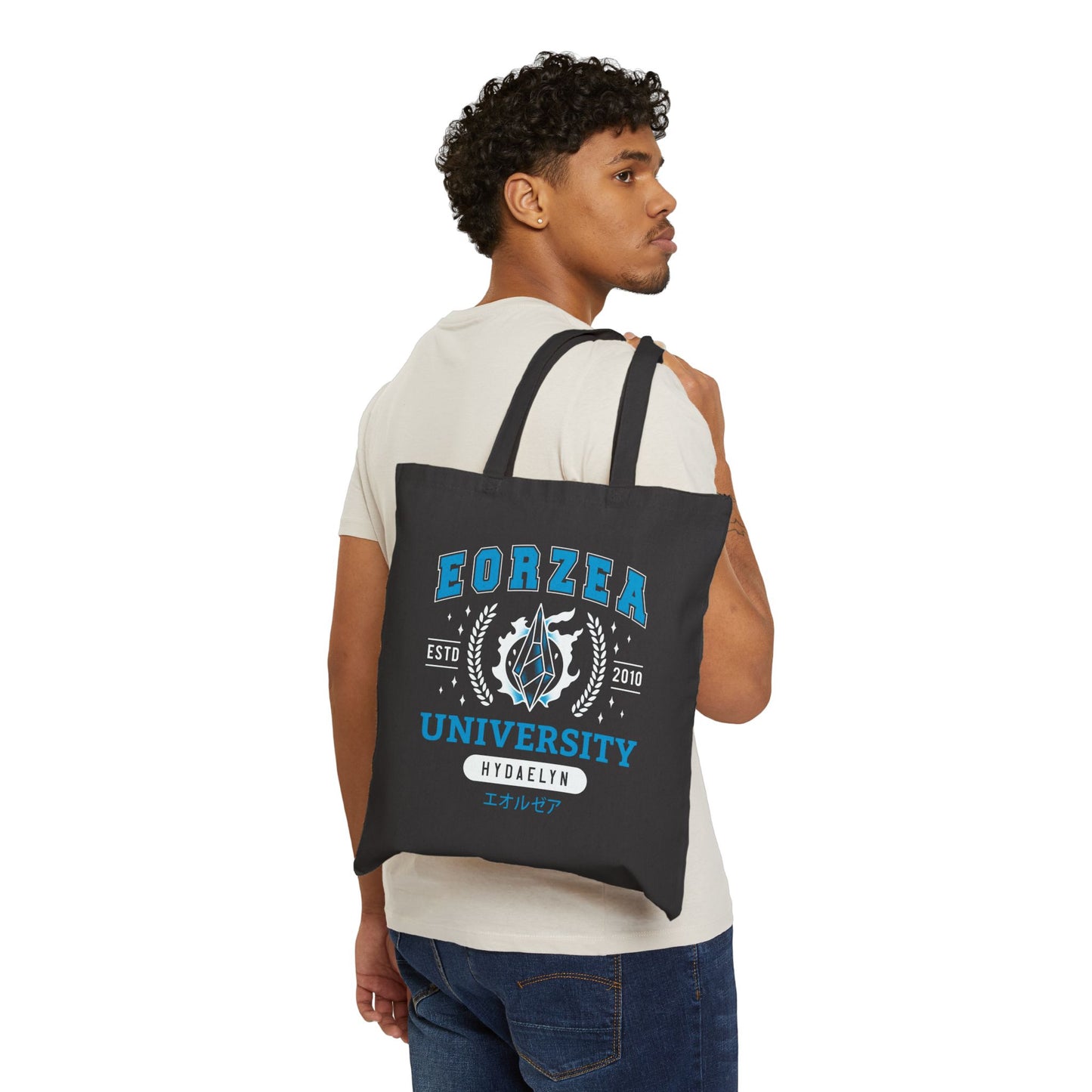 Eorzea University Cotton Canvas Tote Bag