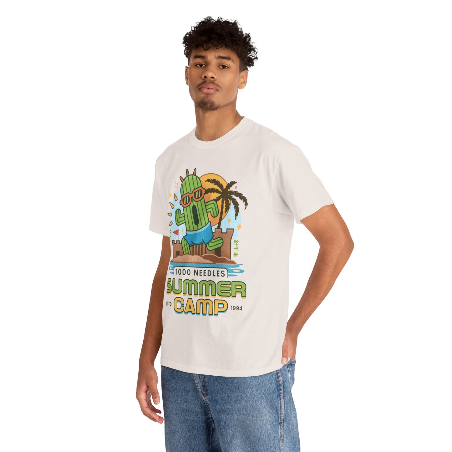Cactuar Summer Camp Vintage Unisex T-Shirt
