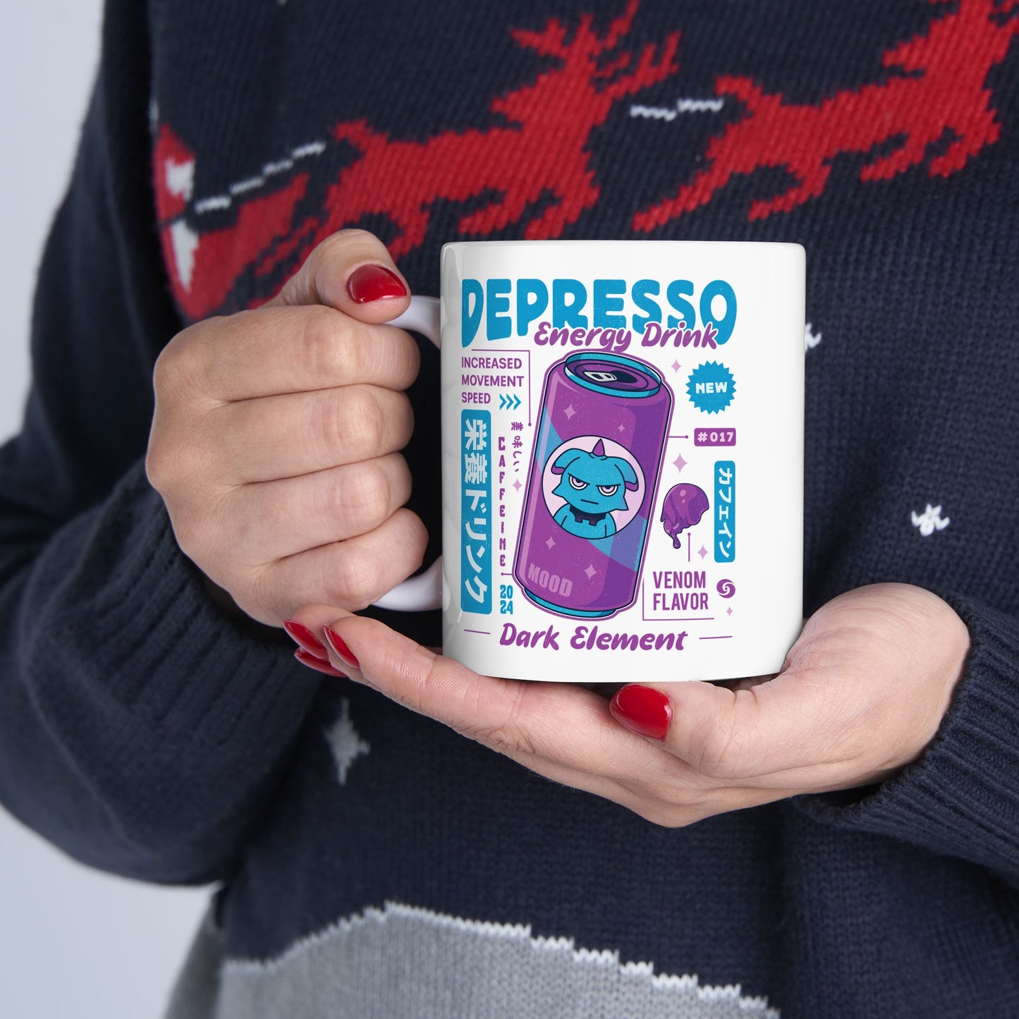 Depresso Energy Drink Ceramic Mug