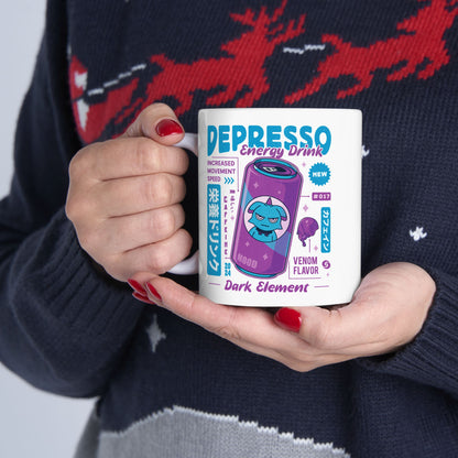 Depresso Energy Drink Ceramic Mug