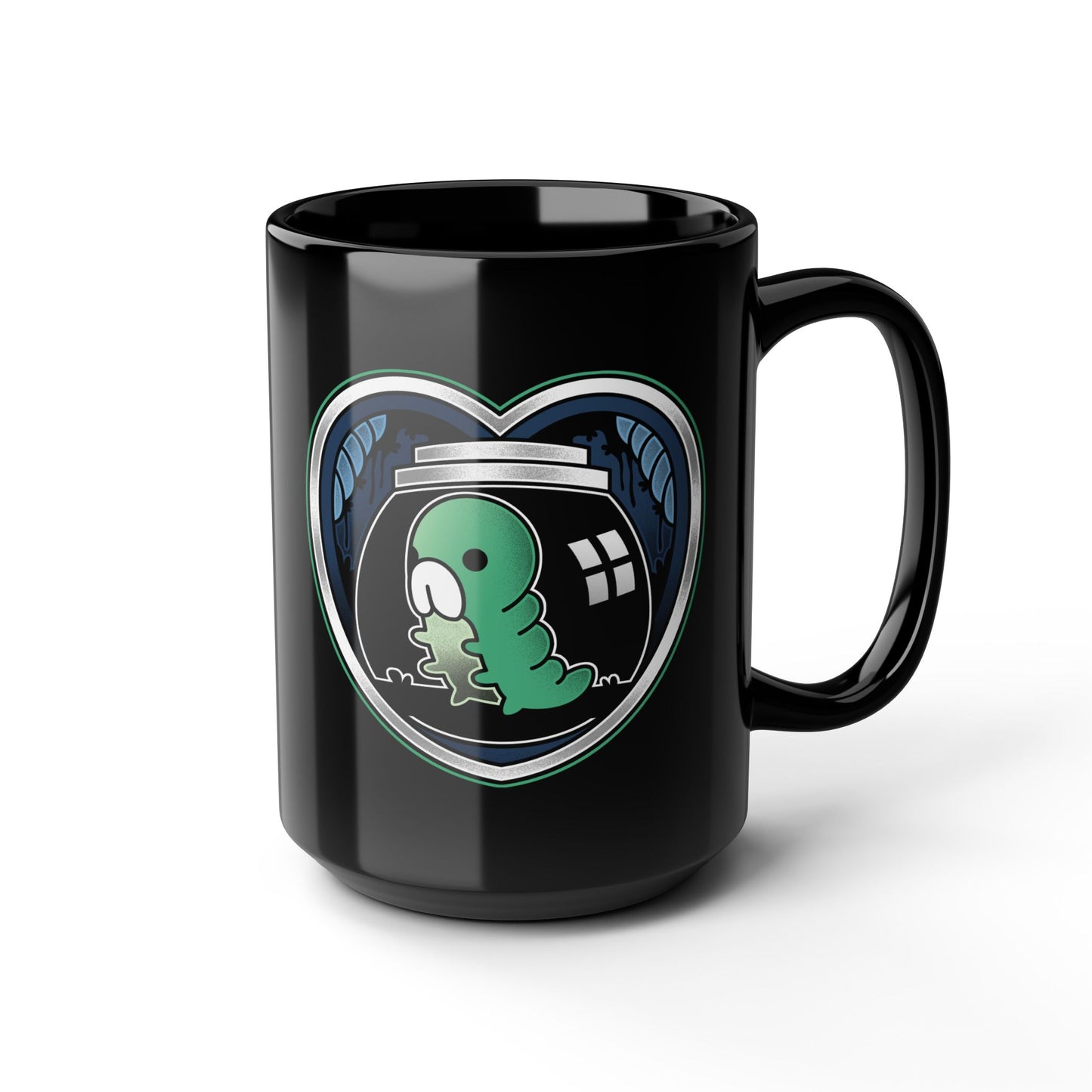 Grub Love Emblem Black Mug