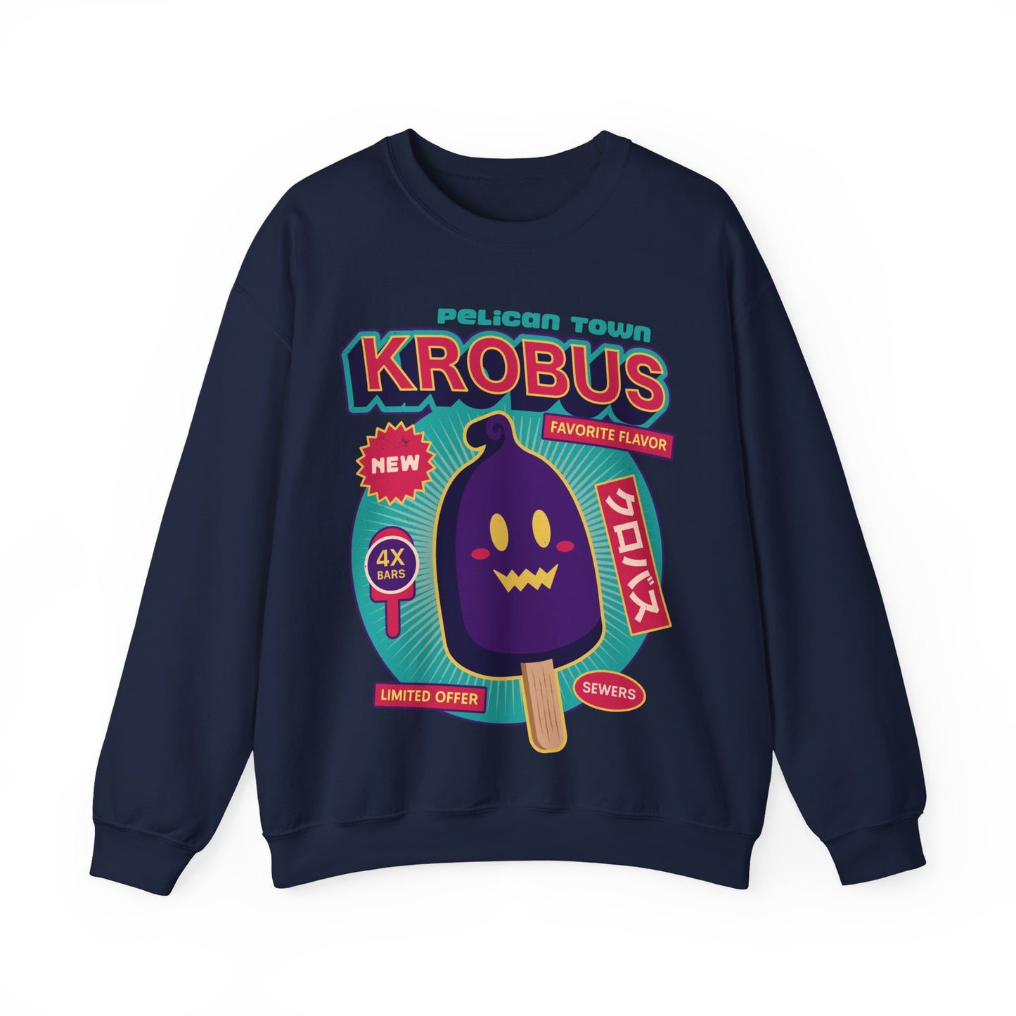 Krobus Ice Cream Unisex Crewneck Sweatshirt