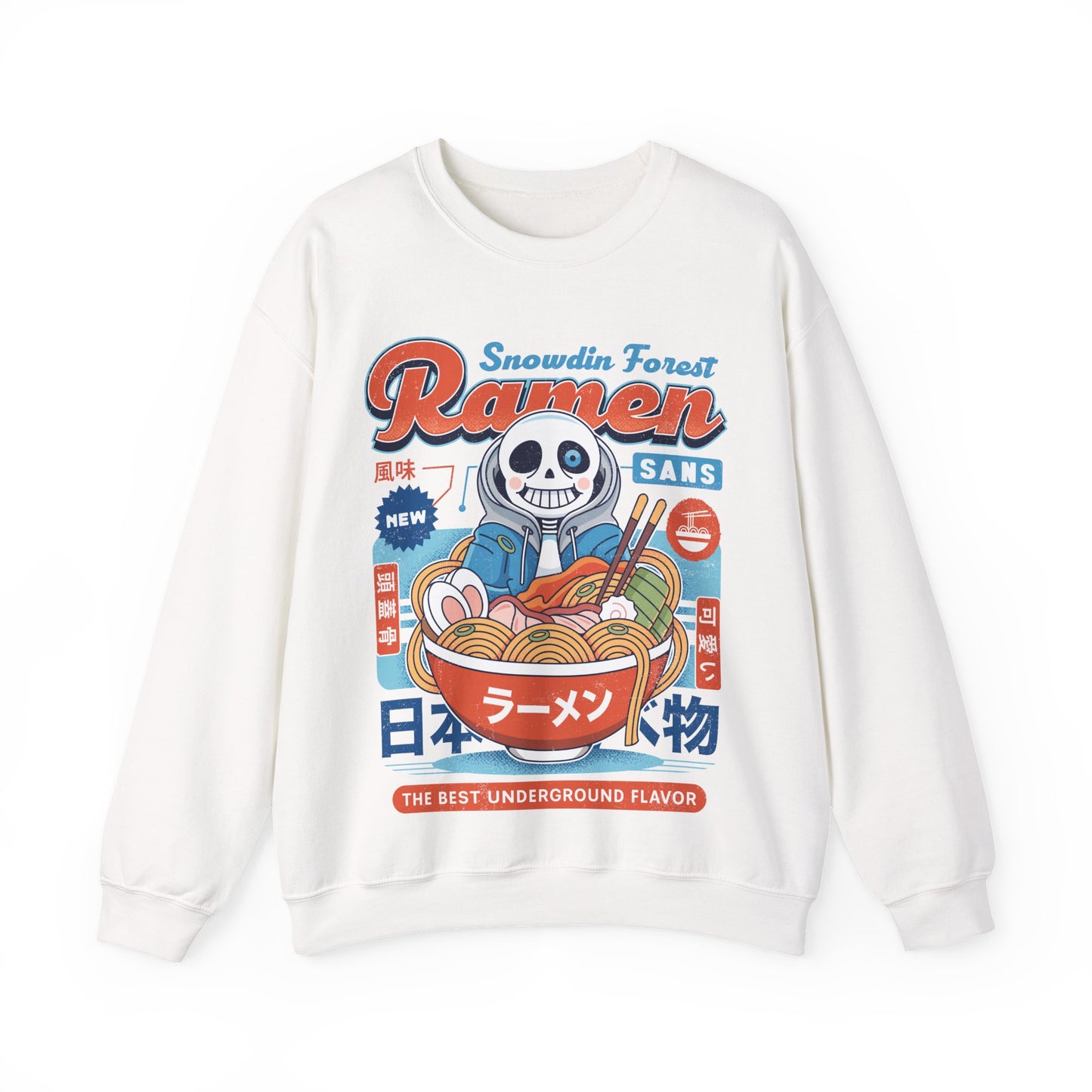 Snowdin Forest Ramen Vintage Unisex Crewneck Sweatshirt