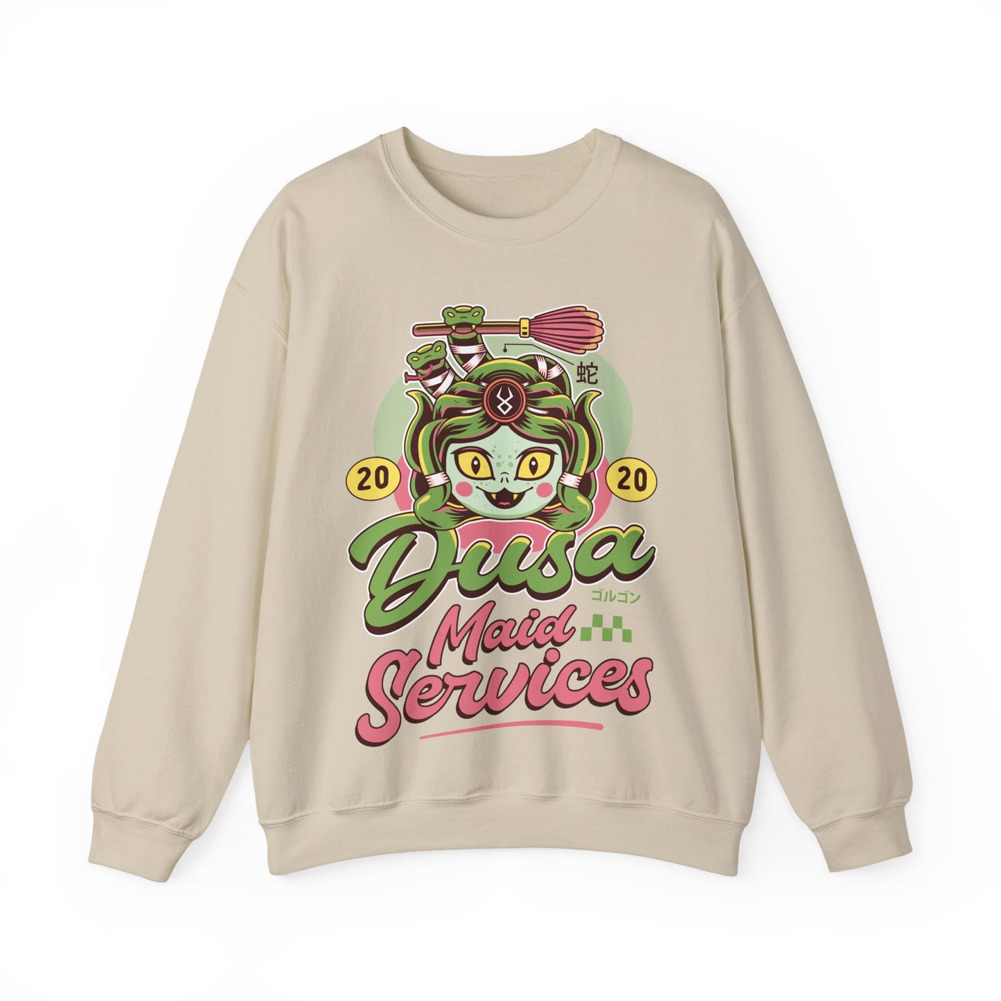 Dusa Maid Emblem Crewneck Sweatshirt