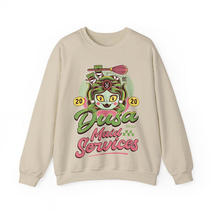 Dusa Maid Emblem Crewneck Sweatshirt
