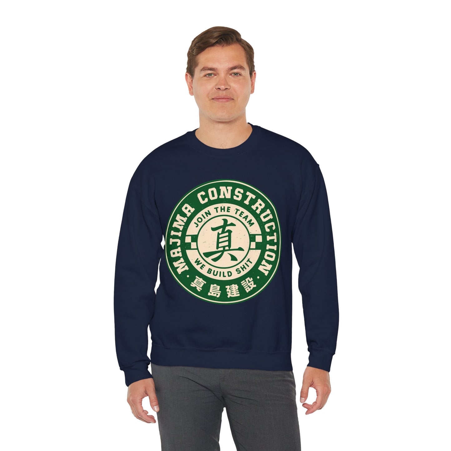 Majima Construction Emblem Crewneck Sweatshirt