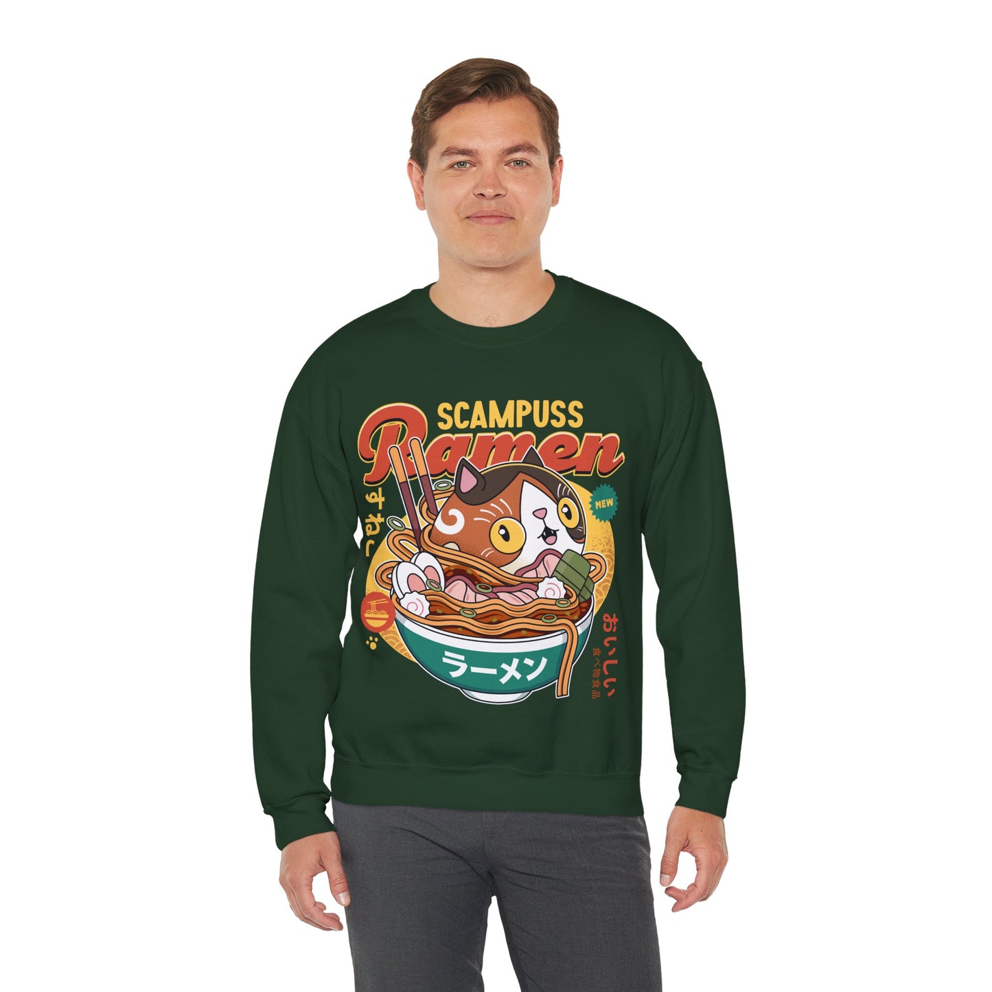 Scampuss Ramen Unisex Crewneck Sweatshirt