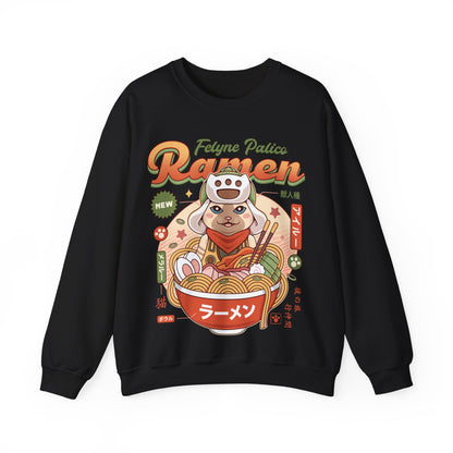 Felyne Palico Ramen Unisex Crewneck Sweatshirt