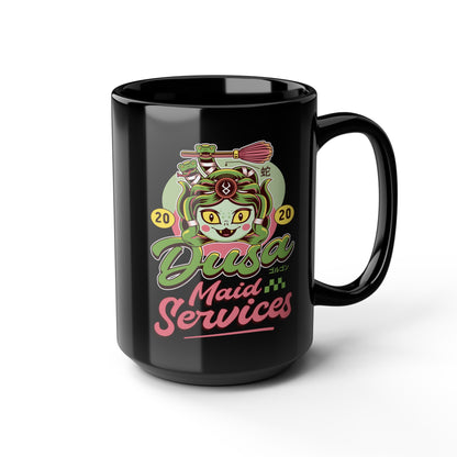 Dusa Maid Emblem Black Mug