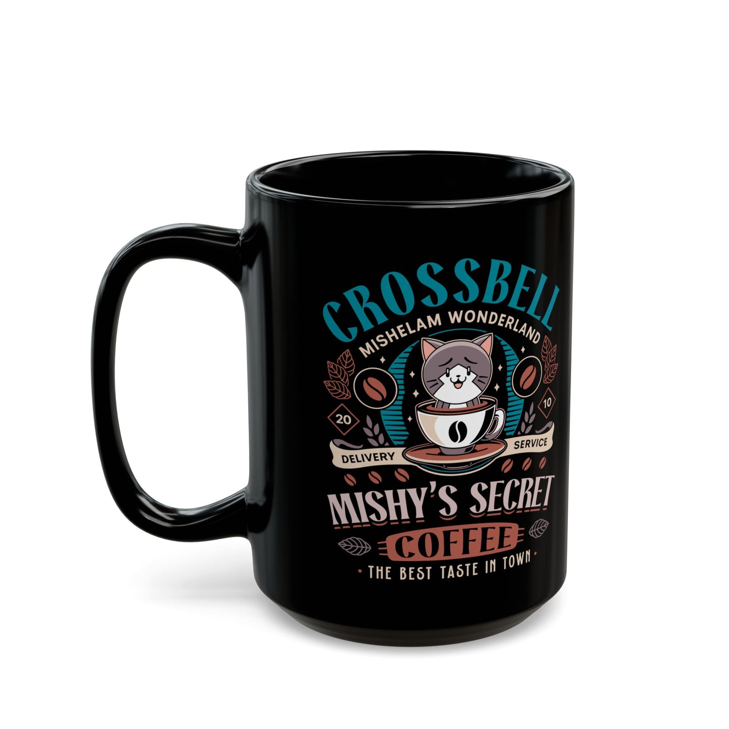 Mishelam Wonderland Coffee Black Mug