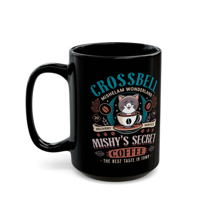 Mishelam Wonderland Coffee Black Mug