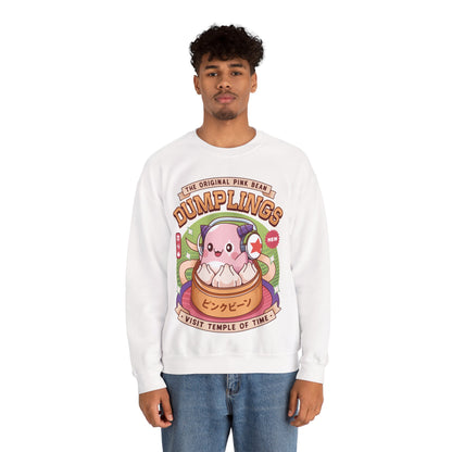 Pink Bean Dumplings Vintage Crewneck Sweatshirt
