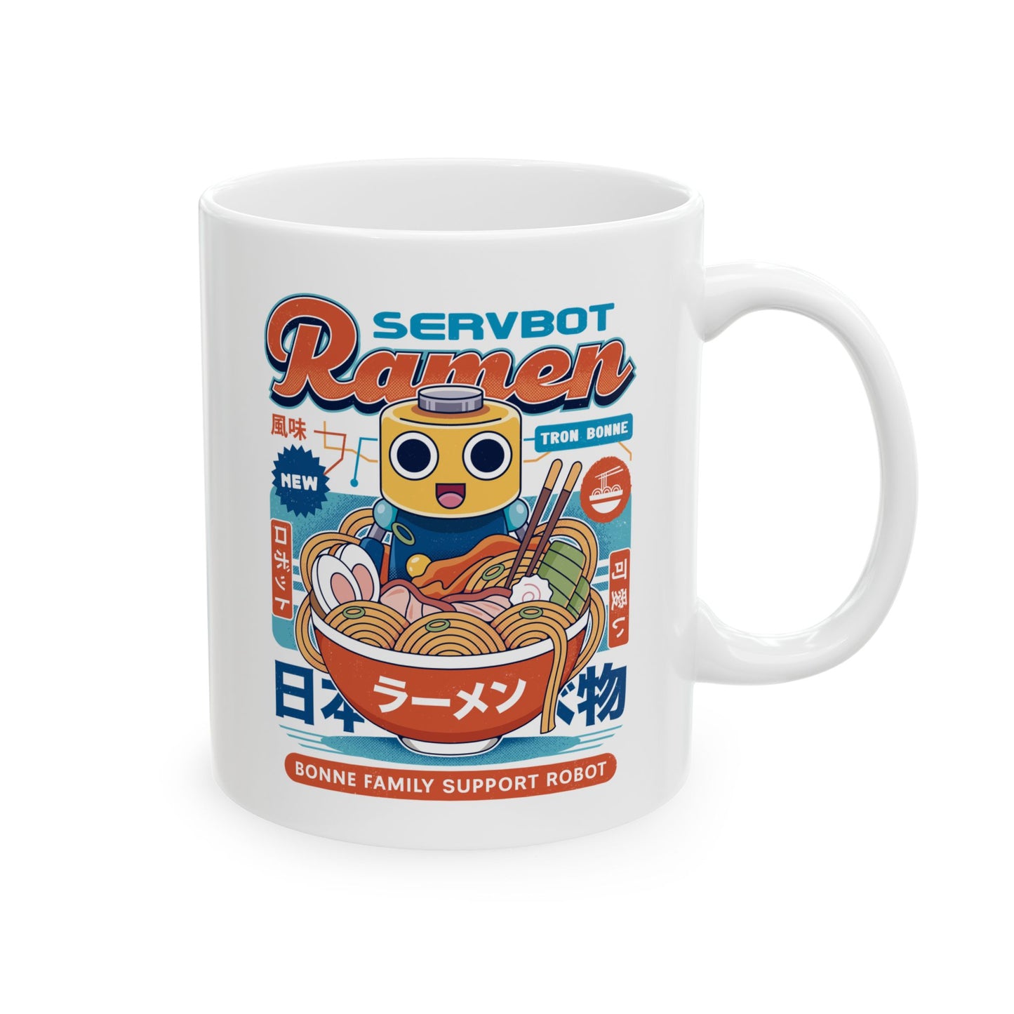 Servbot Ramen Vintage Ceramic Mug