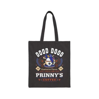 Prinny Dood Coffee Emblem Canvas Tote Bag