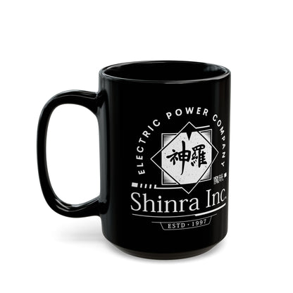 Shinra Inc Crest Black Mug