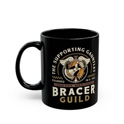 Bracers Guild Leman Crest Black Mug