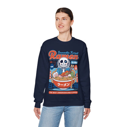 Snowdin Forest Ramen Vintage Unisex Crewneck Sweatshirt