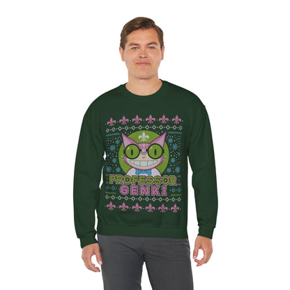 Steelport Cat Ugly Sweater Unisex Crewneck Sweatshirt