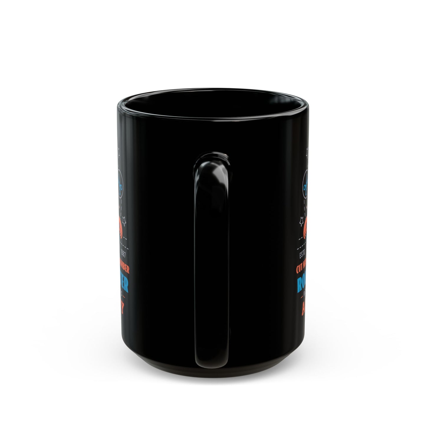 Rolling Cutter Academy Black Mug