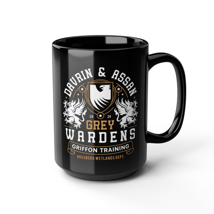Davrin And Assan Emblem Black Mug