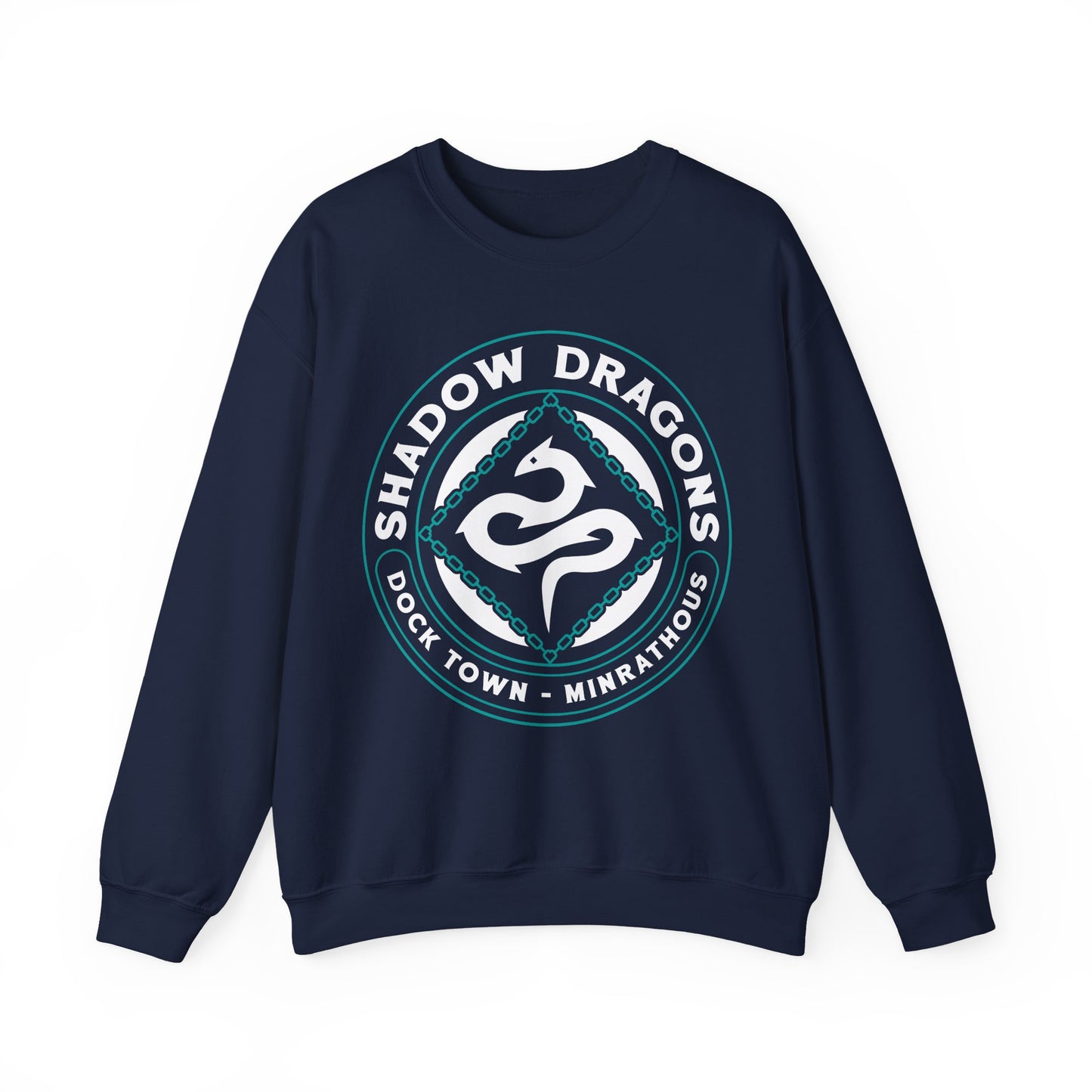 Minrathous Shadow Dragons Emblem Unisex Crewneck Sweatshirt