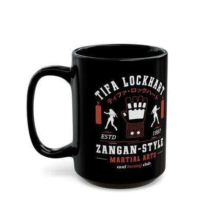 Tifa Lockhart Martial Arts Club Black Mug