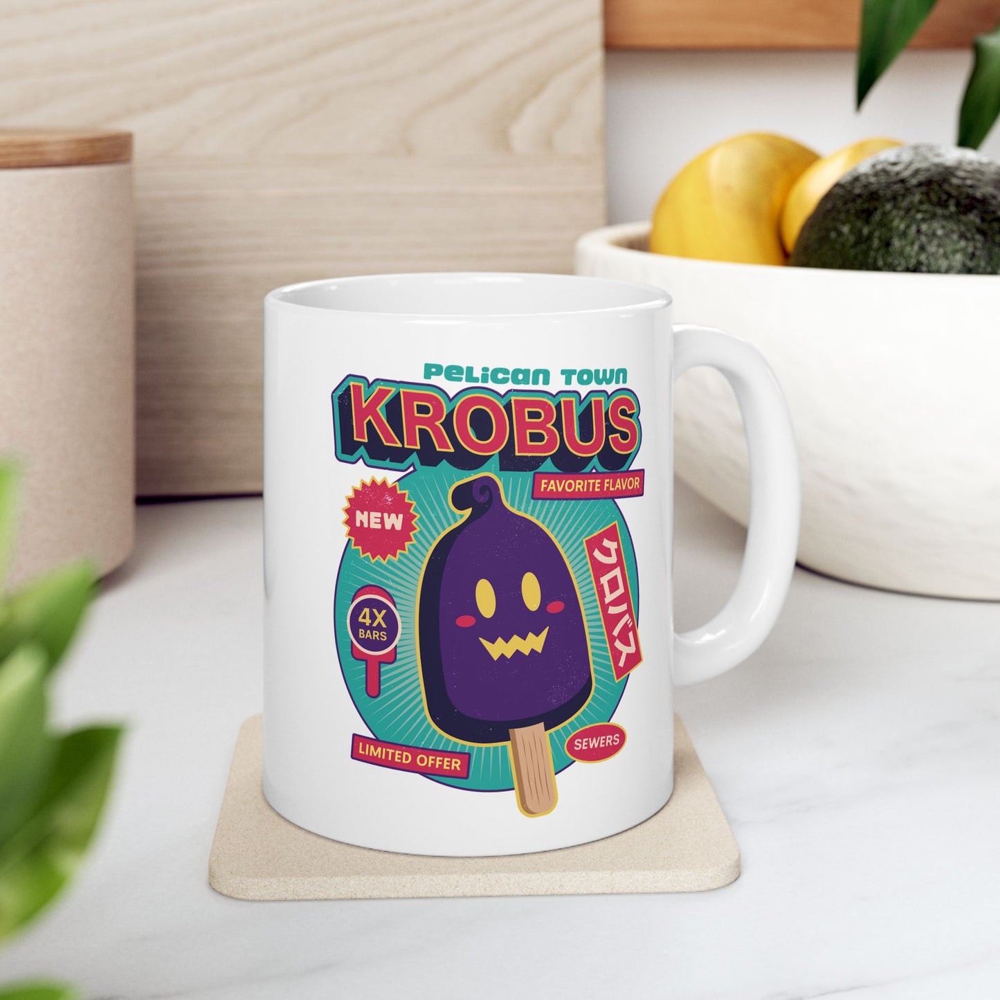 Krobus Ice Cream Ceramic Mug
