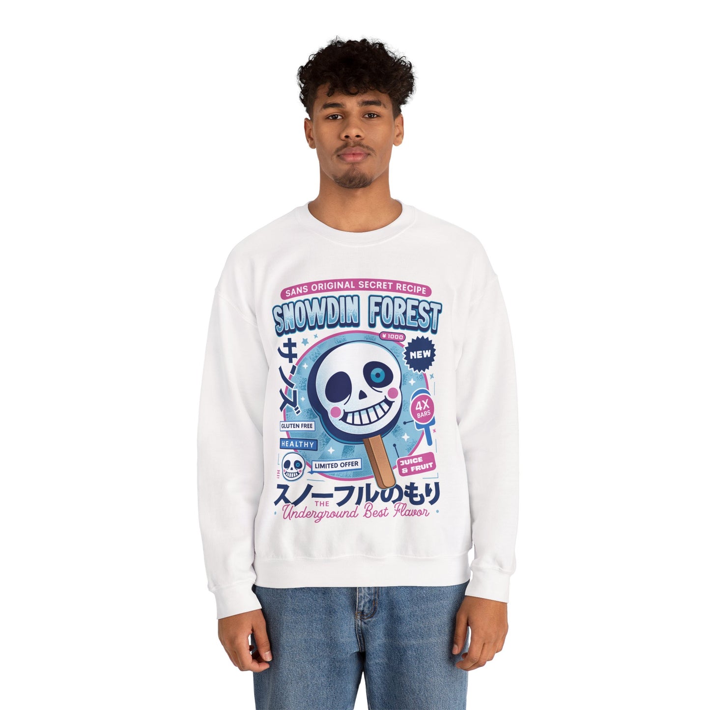 Snowdin Forest Ice Cream Crewneck Sweatshirt