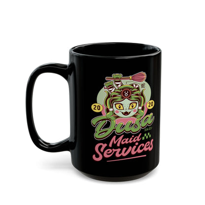 Dusa Maid Emblem Black Mug