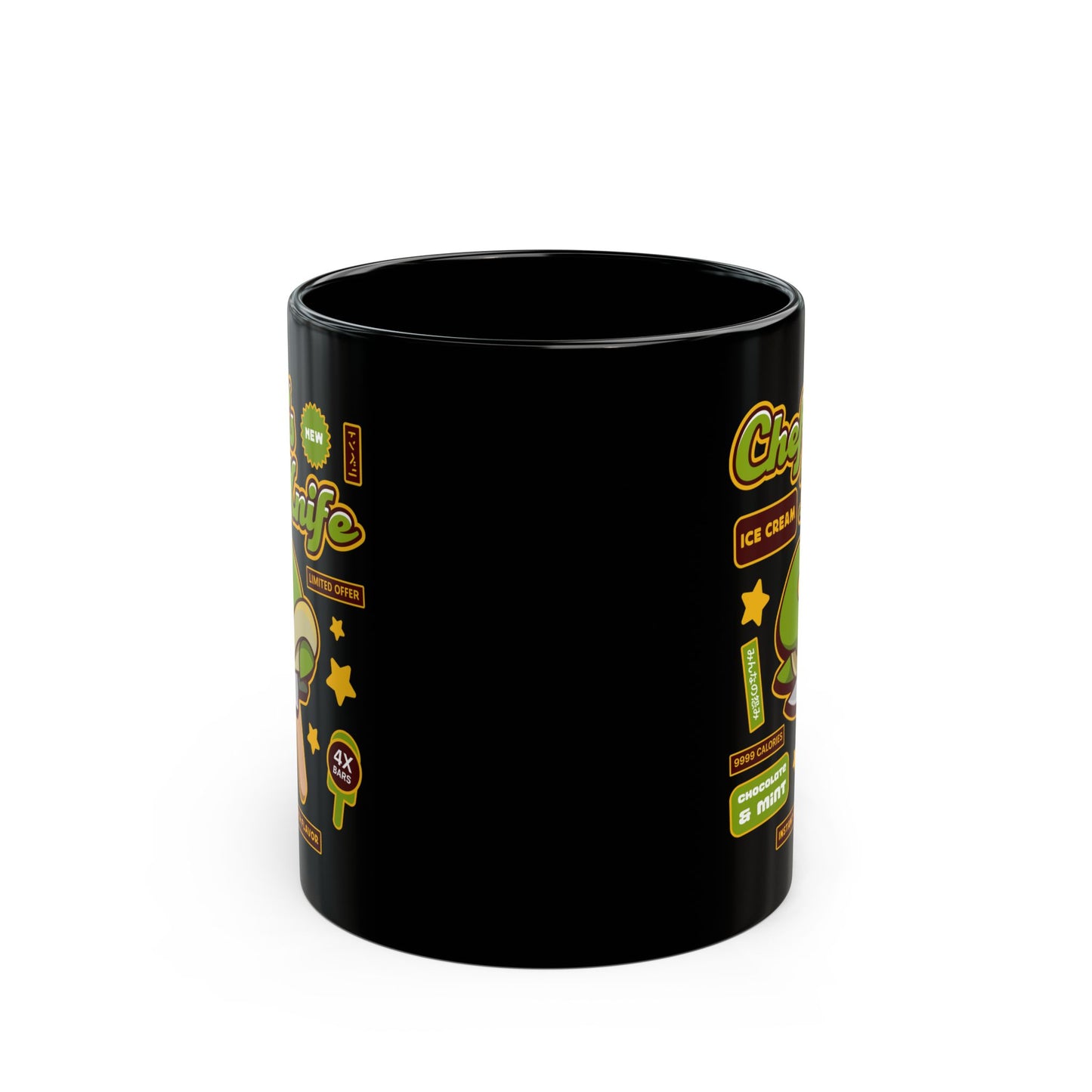 Tonberry Ice Cream Black Mug