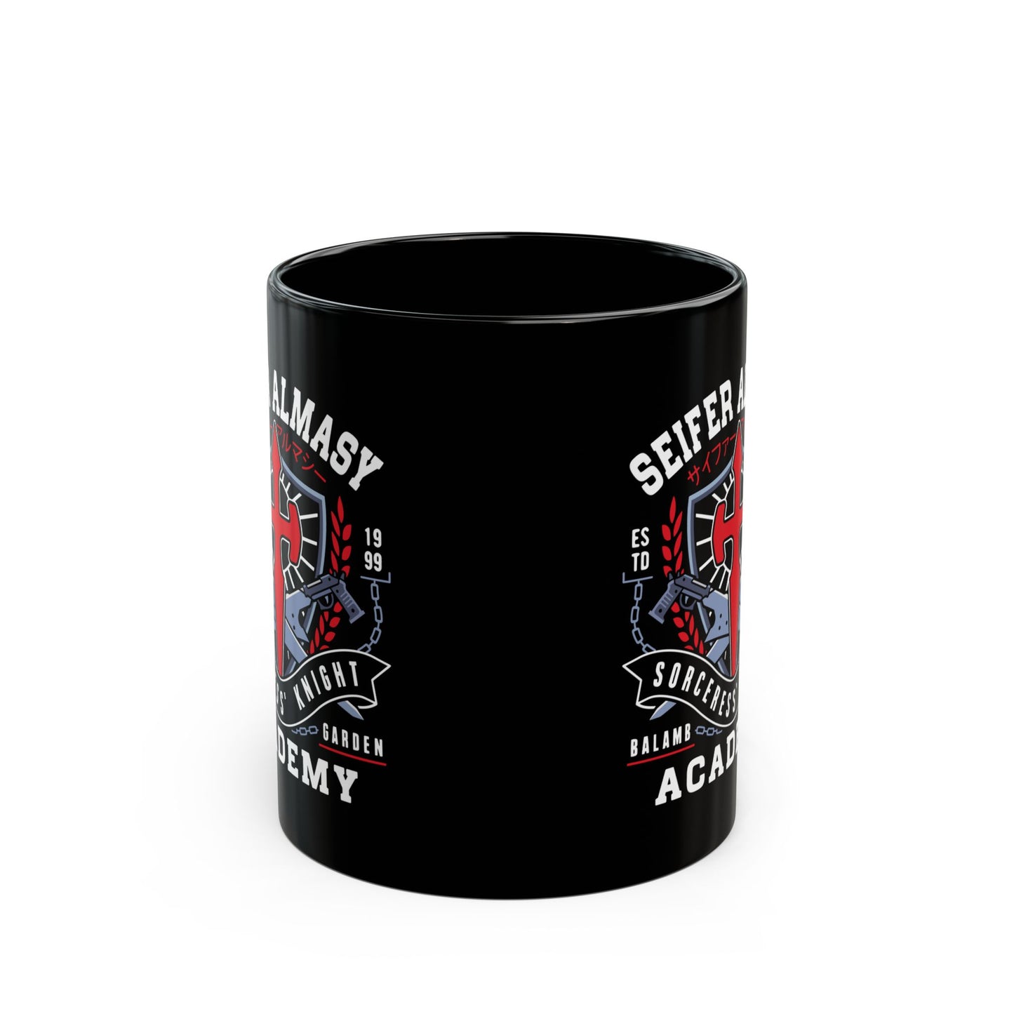 Seifer Almasy Academy Emblem Black Mug