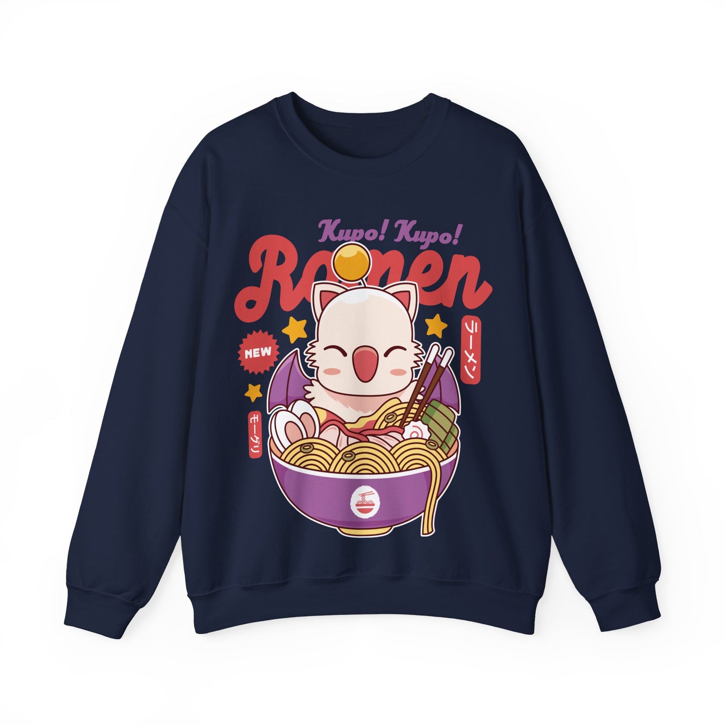 Moogle Kupo Ramen Unisex Crewneck Sweatshirt