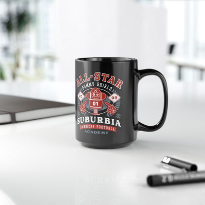 Dummy Shield Emblem Black Mug