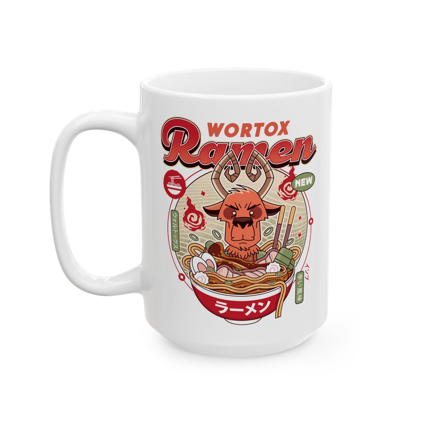 Wortox Vintage Ramen Ceramic Mug