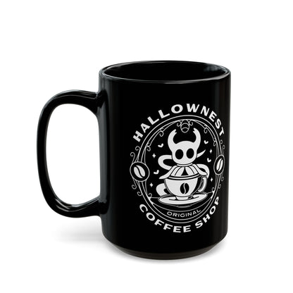 Hallownest Coffee Emblem Black Mug