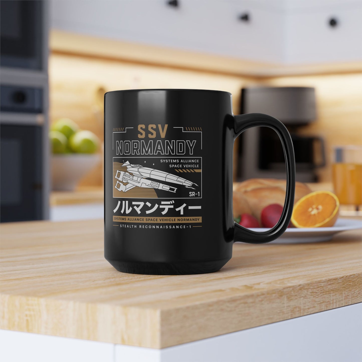 Ssv Normandy Aesthetic Black Mug
