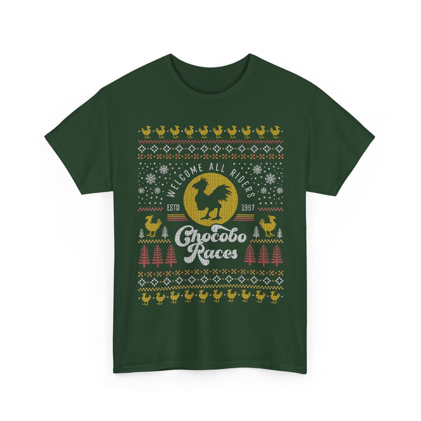 Chocobo Races Ugly Sweater Unisex T-Shirt