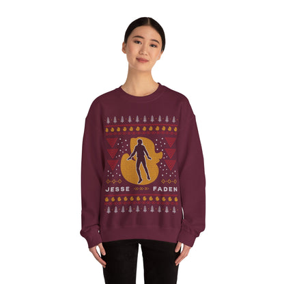 Jesse Faden Ugly Sweater Unisex Crewneck Sweatshirt