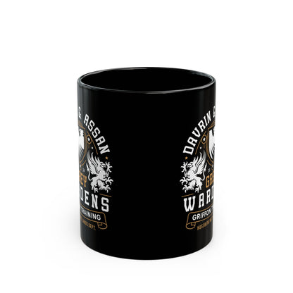 Davrin And Assan Emblem Black Mug