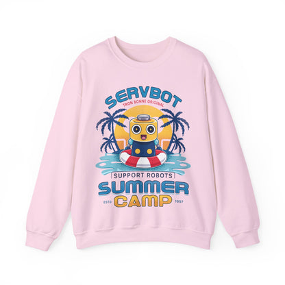 Servbot Summer Camp Vintage Crewneck Sweatshirt