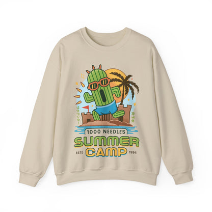 Cactuar Summer Camp Vintage Crewneck Sweatshirt